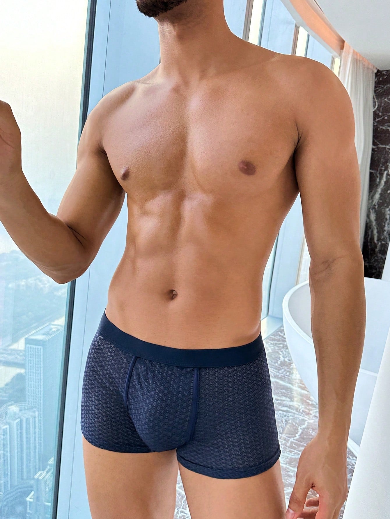 Men’s Solid Color Short Lightweight Fabric Minimal Design For Everyday Use