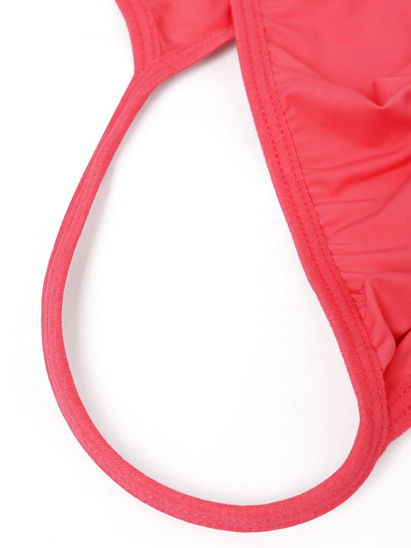 Men’s Plain Black Knitted Fabric Short With Knot Detail And Medium Stretch For Daily Use