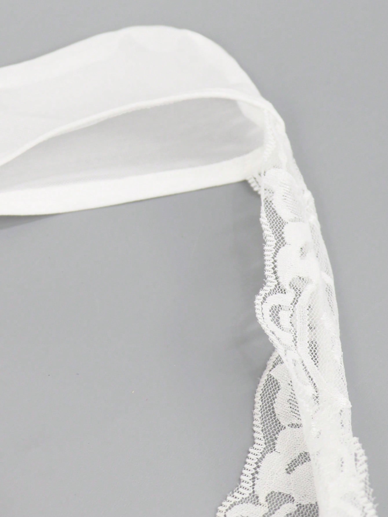 1pc Men’s Black Mesh Short with Lace Trim at Waist, Lightweight and Breathable Fabric