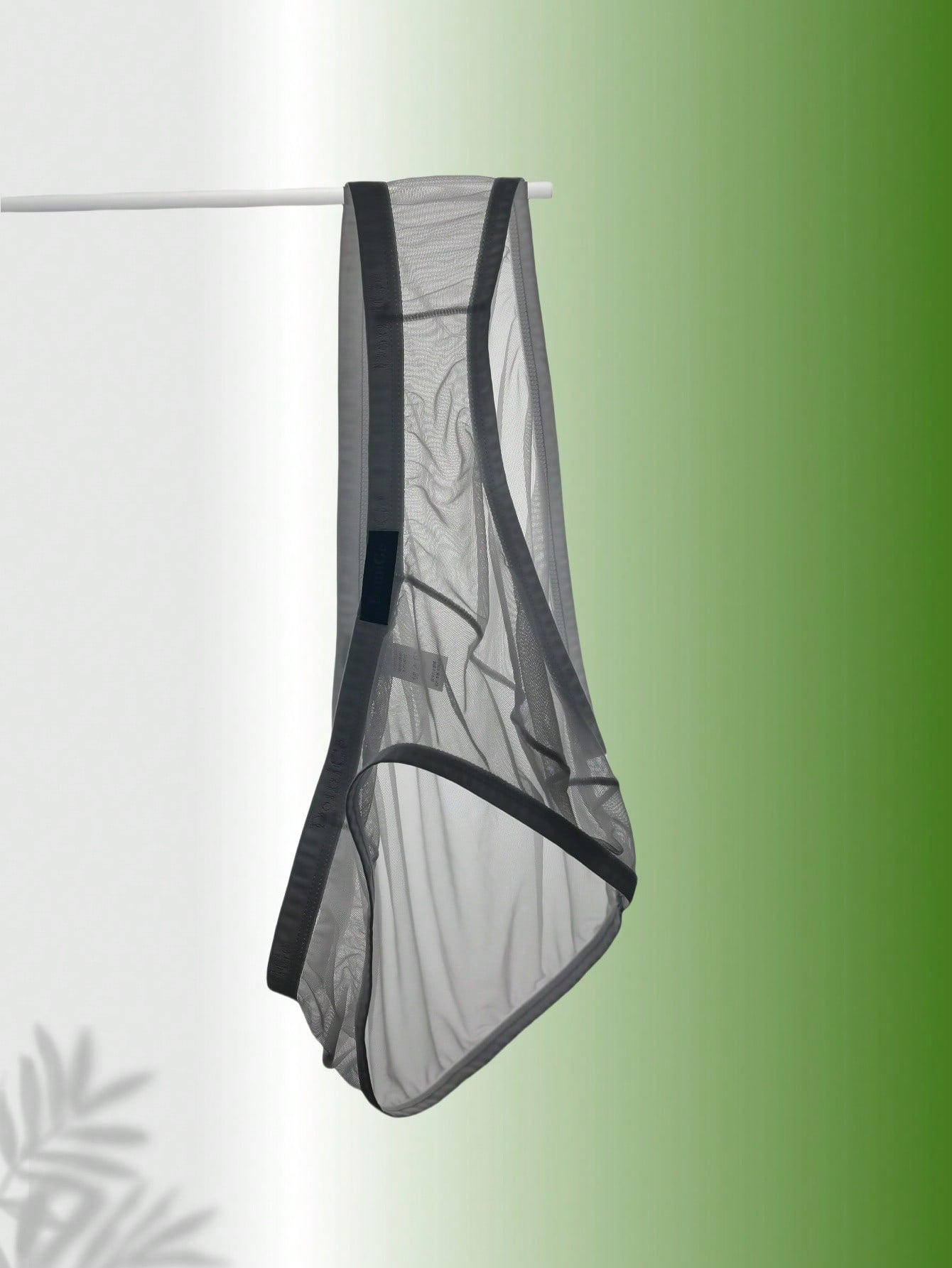 Sheer Mesh Low Waist Full Coverage Briefs For Men