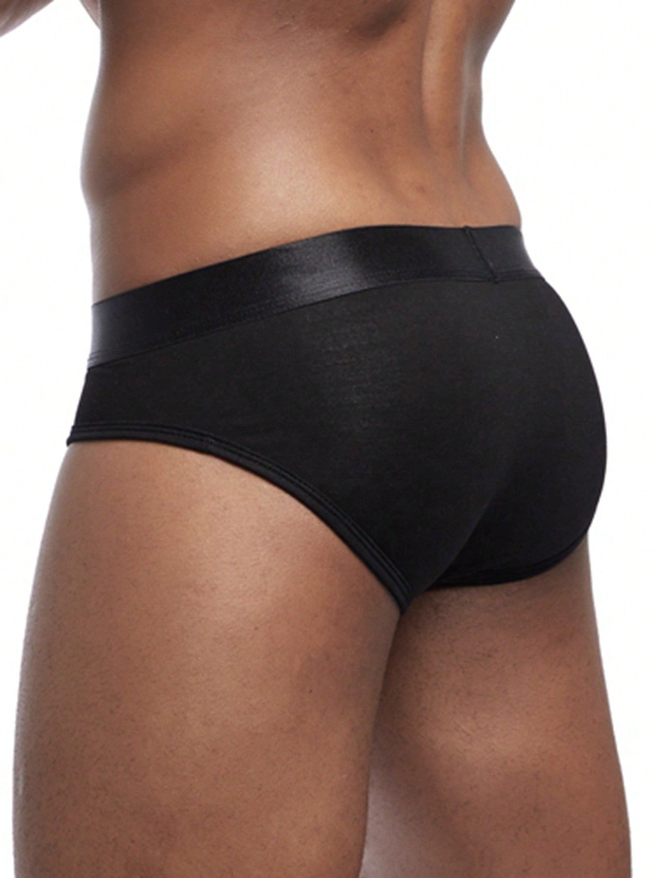 1pc Men's Solid Color Soft & Comfortable Briefs