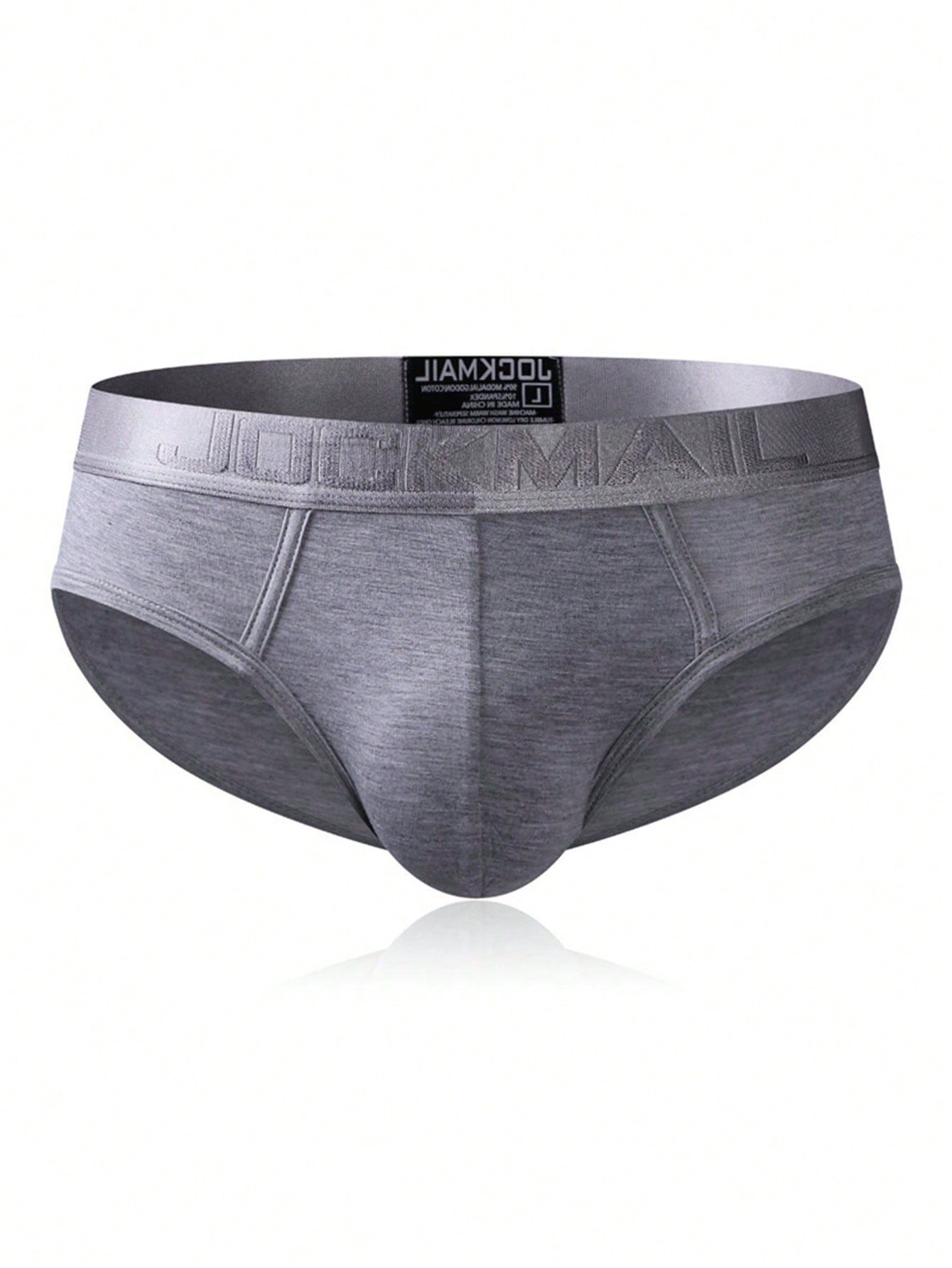 1pc Men's Solid Color Soft & Comfortable Briefs