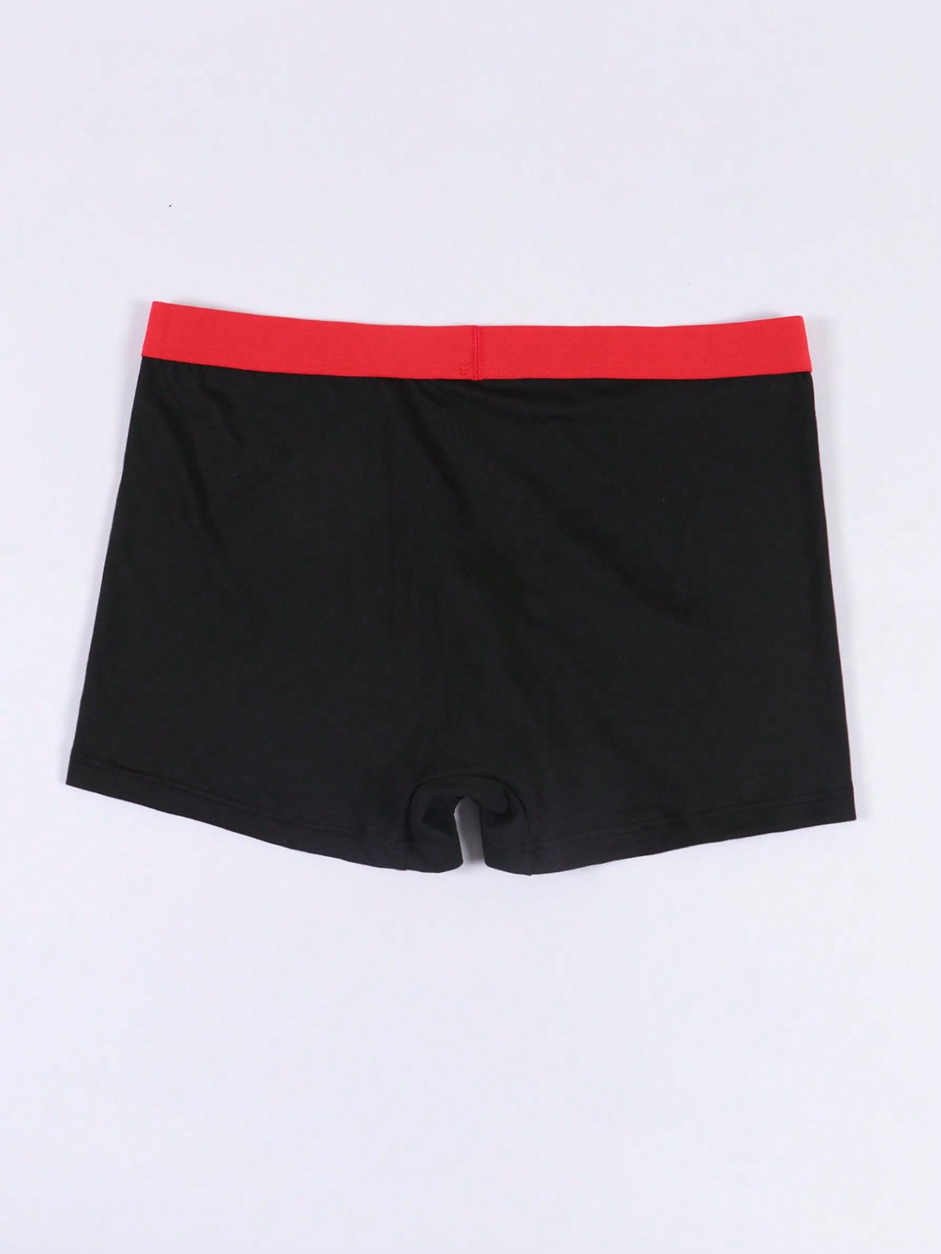 Men's Black Eye, Letter, Heart Print Elephant Pocket Stylish Underwear, Comfortable Breathable Stretchy Briefs