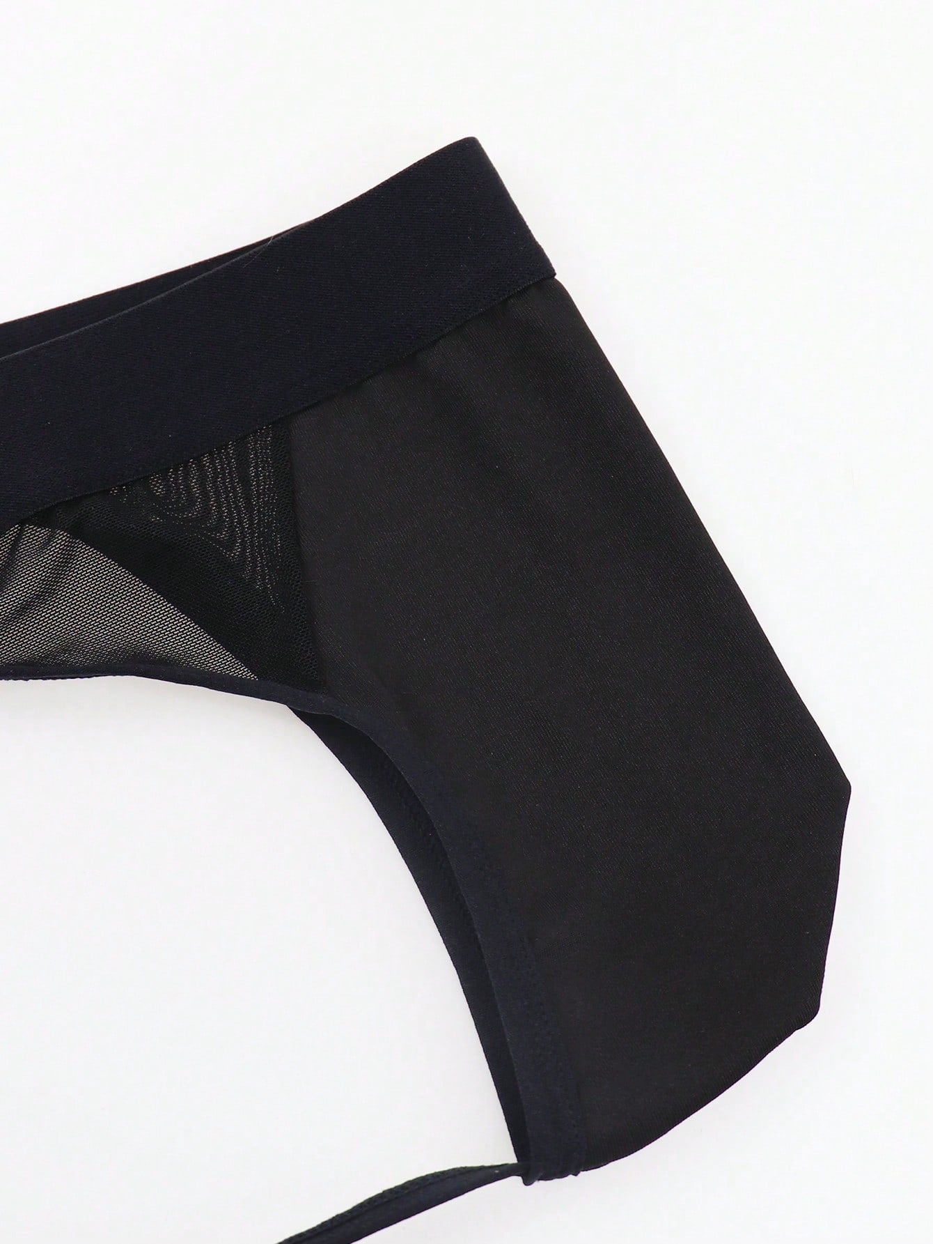 Men's Solid Color Low-Rise Hollow-Out Sexy Underwear Jackstrap