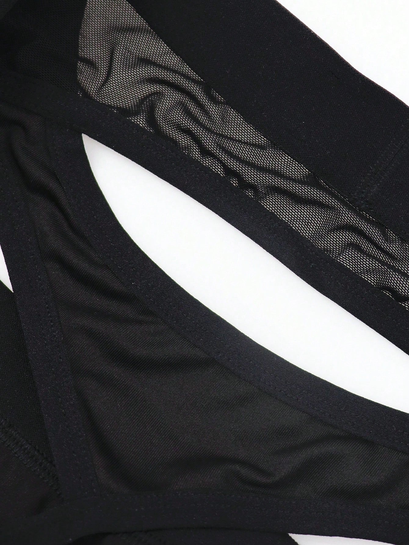 Men's Solid Color Low-Rise Hollow-Out Sexy Underwear Jackstrap