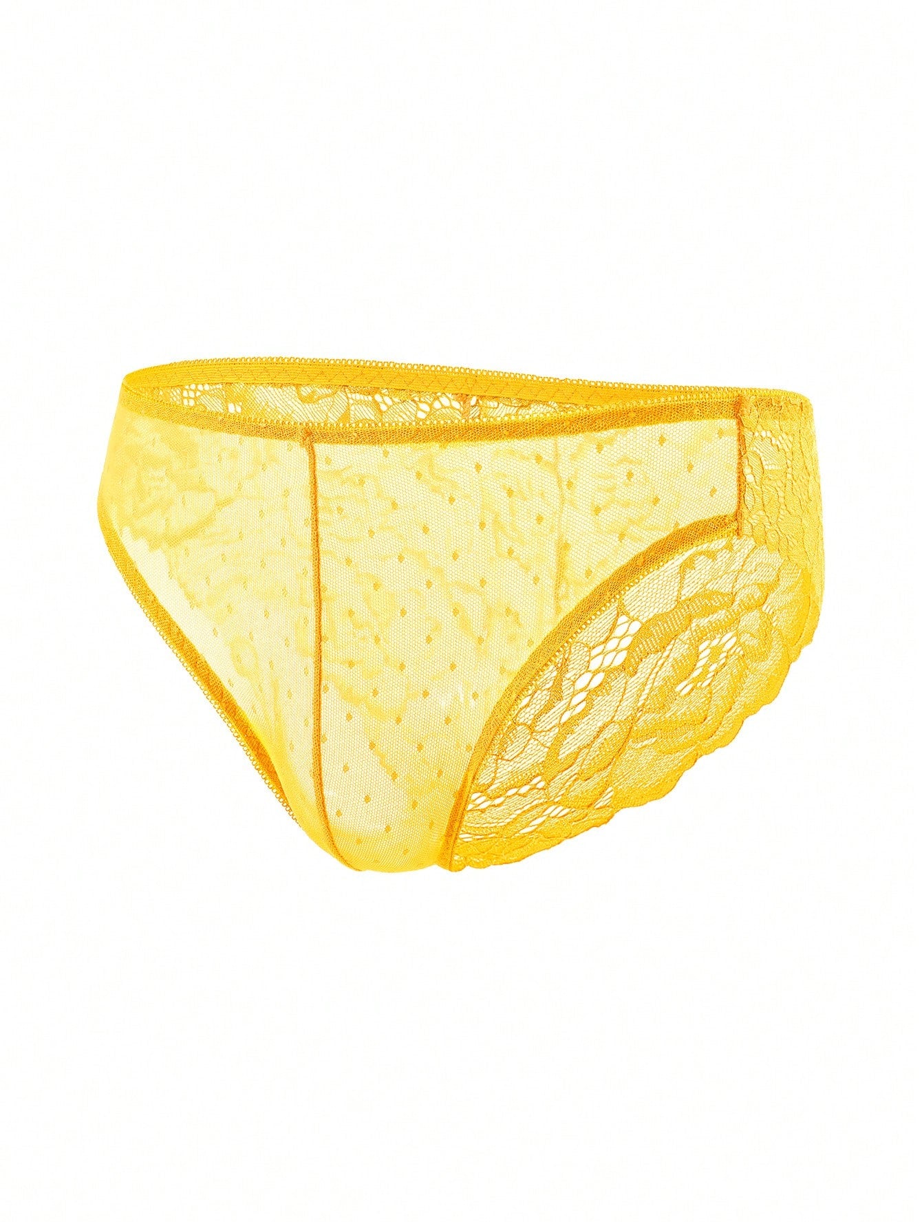 1pc Men's Lace Patchwork Sexy Briefs