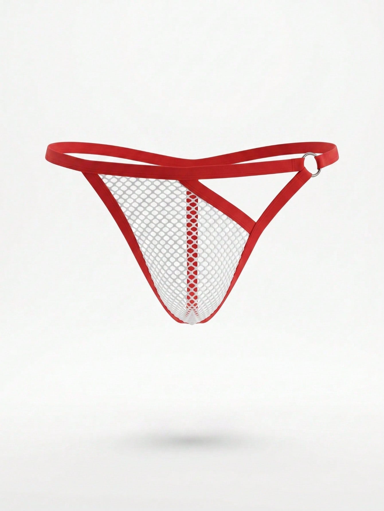 Fashionable Black Mesh Sexy Lingerie, Waist-High Briefs For Men