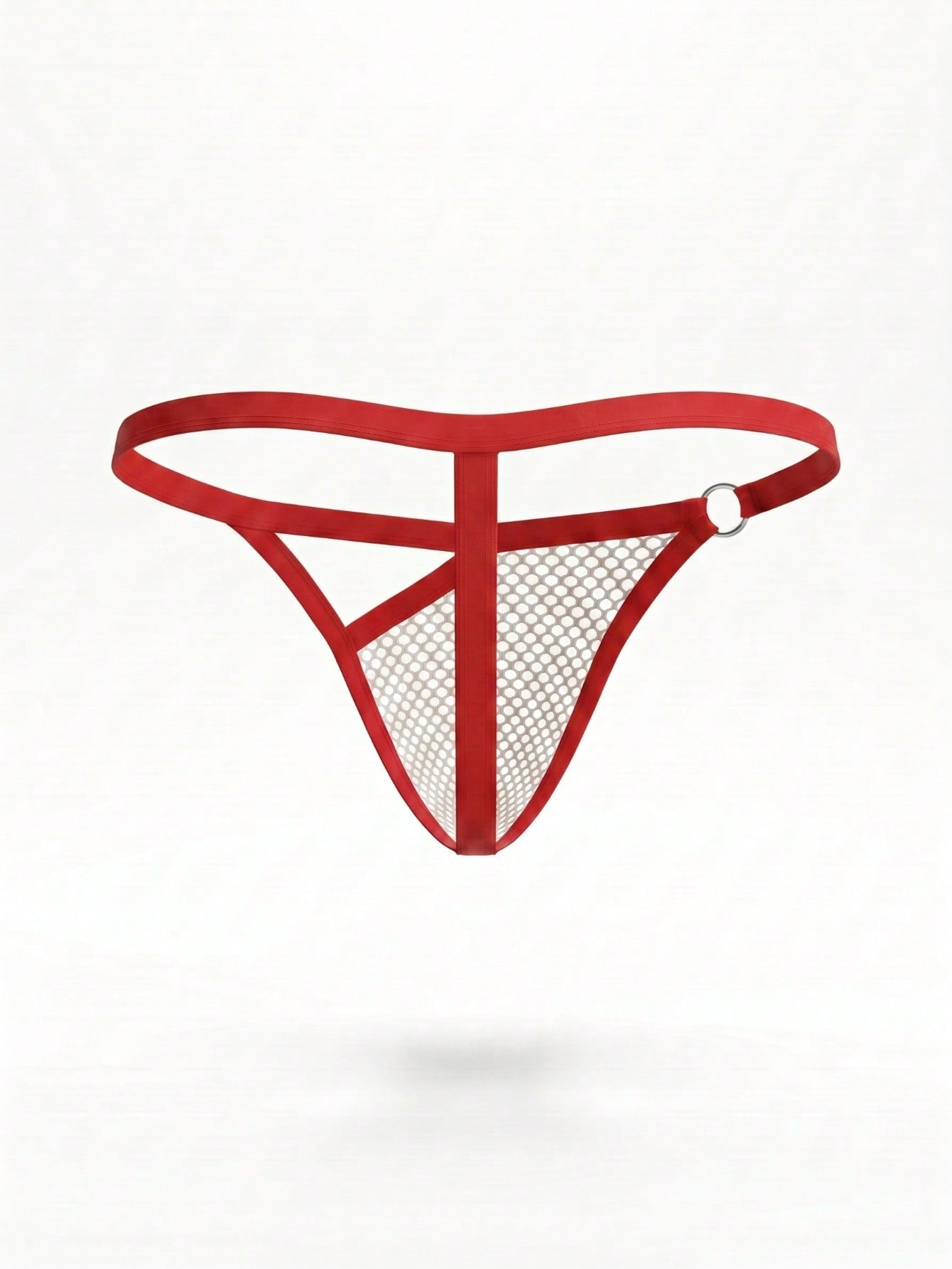 Fashionable Black Mesh Sexy Lingerie, Waist-High Briefs For Men
