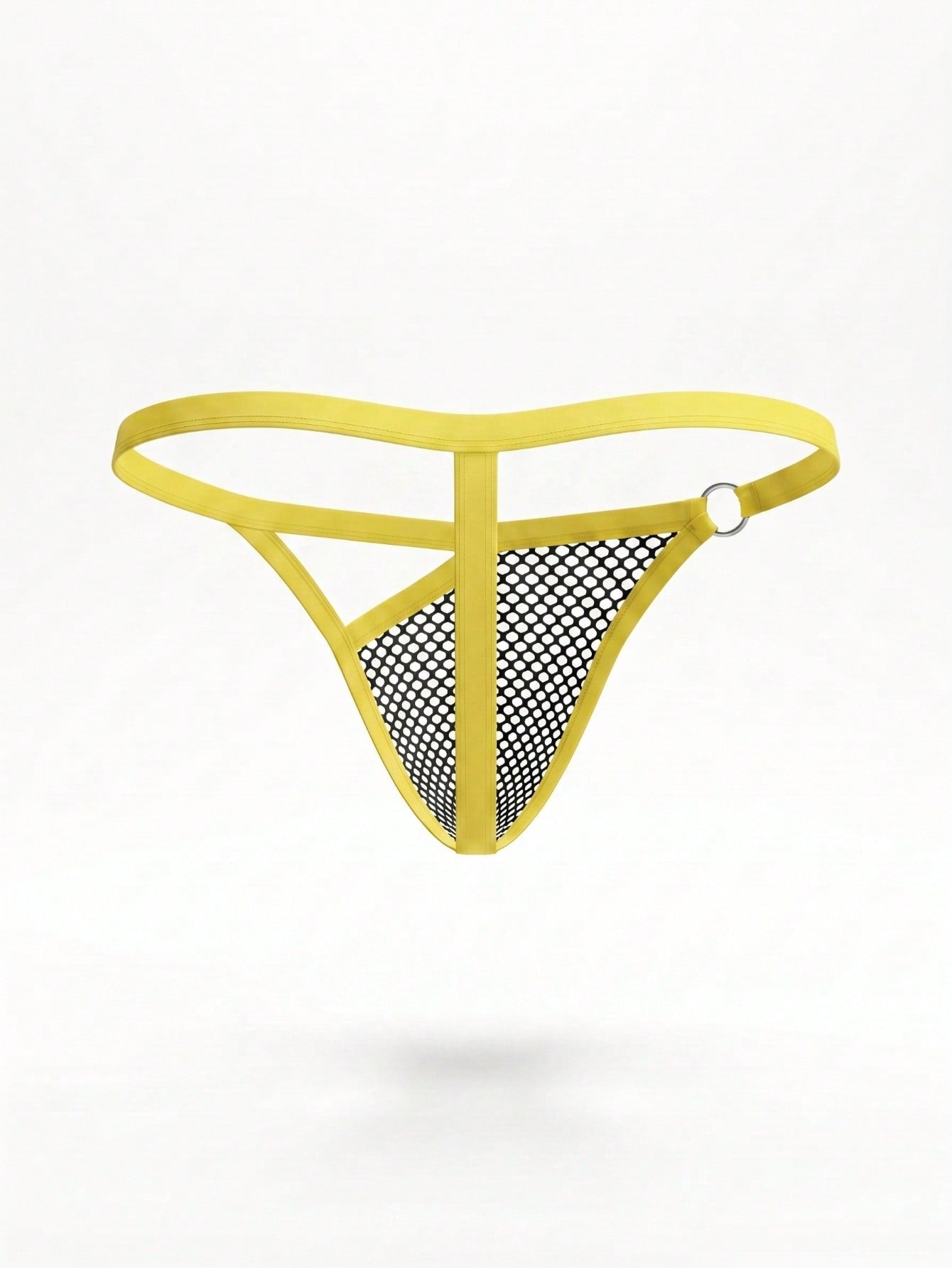 Fashionable Black Mesh Sexy Lingerie, Waist-High Briefs For Men