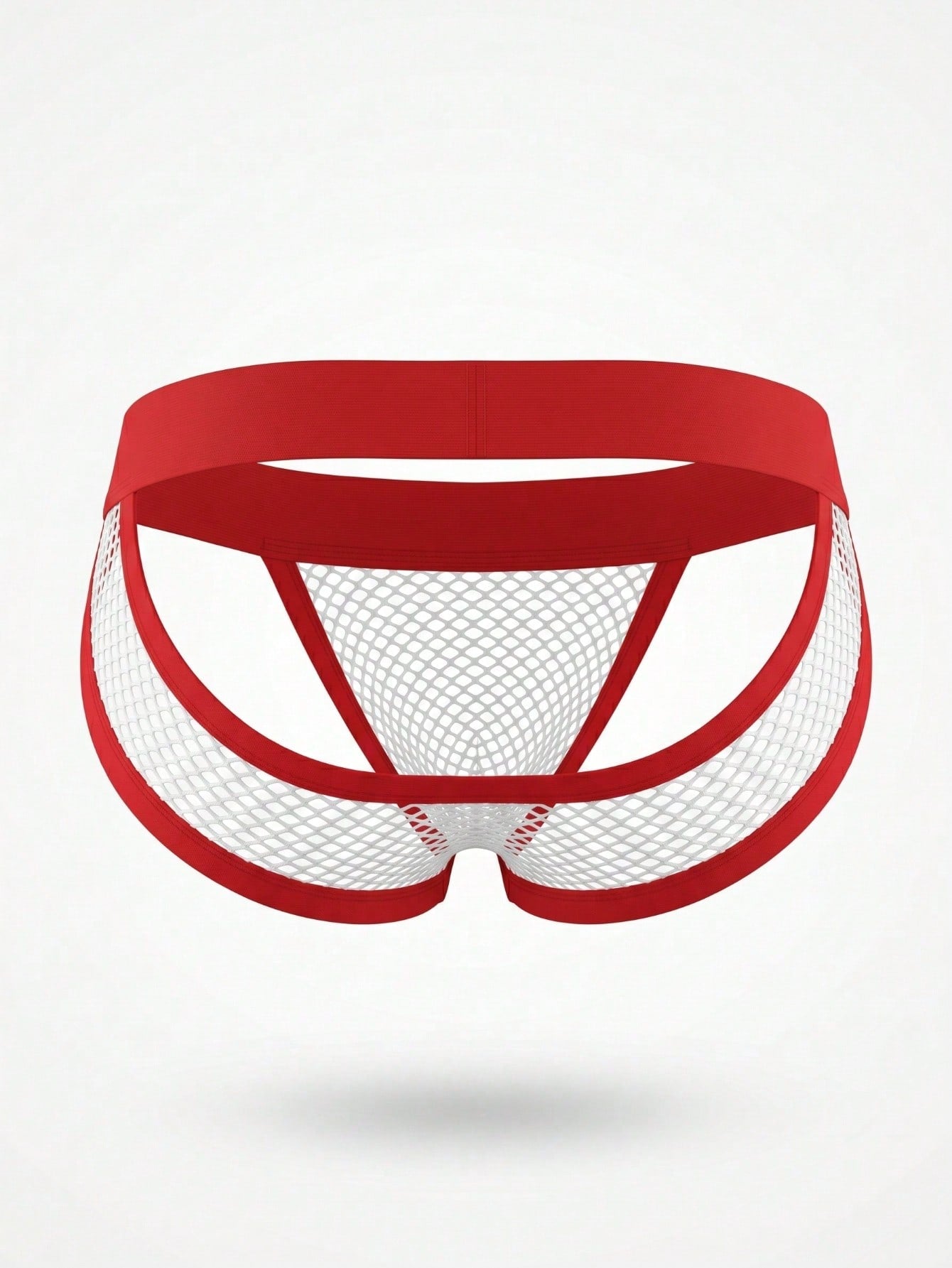 1pc Black Fashionable Mesh Backless Sexy Men's Briefs