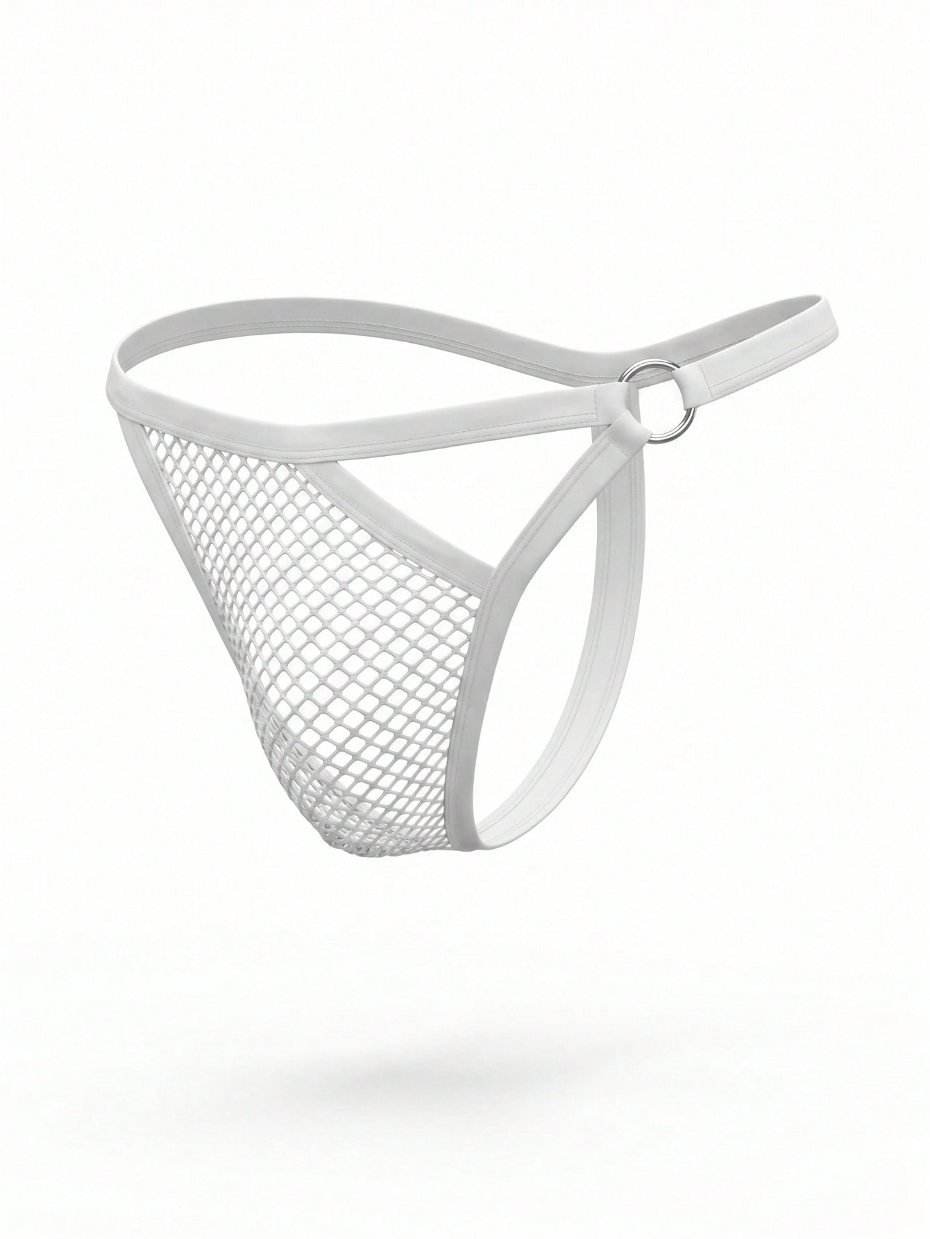 Fashionable Black Mesh Sexy Lingerie, Waist-High Briefs For Men