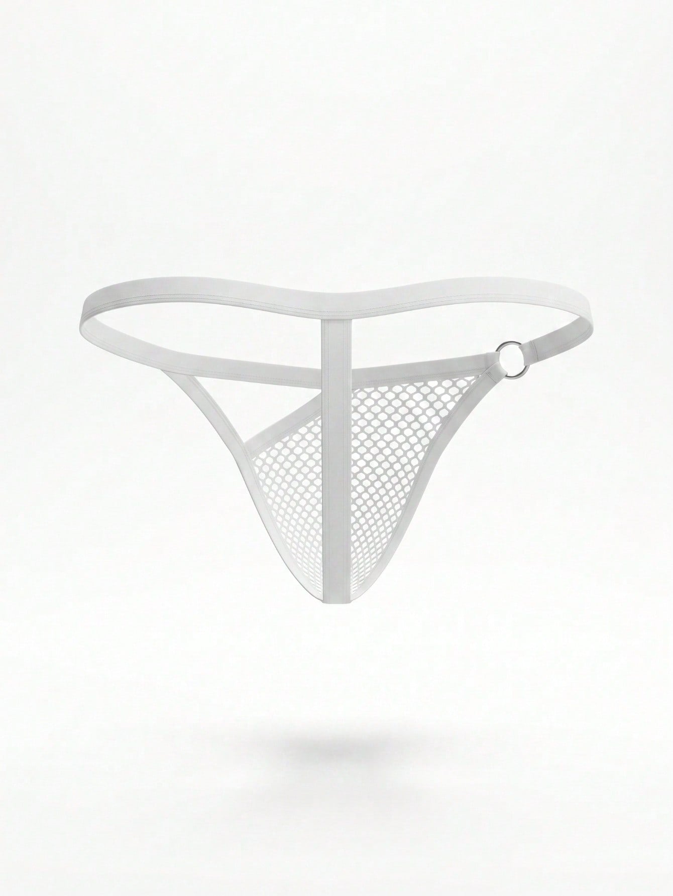 Fashionable Black Mesh Sexy Lingerie, Waist-High Briefs For Men