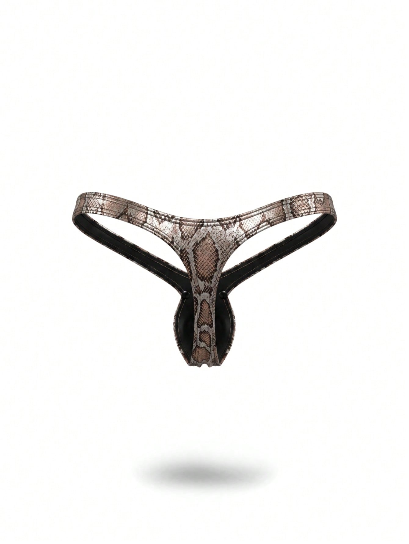 Men's Sexy Snakeskin Thong