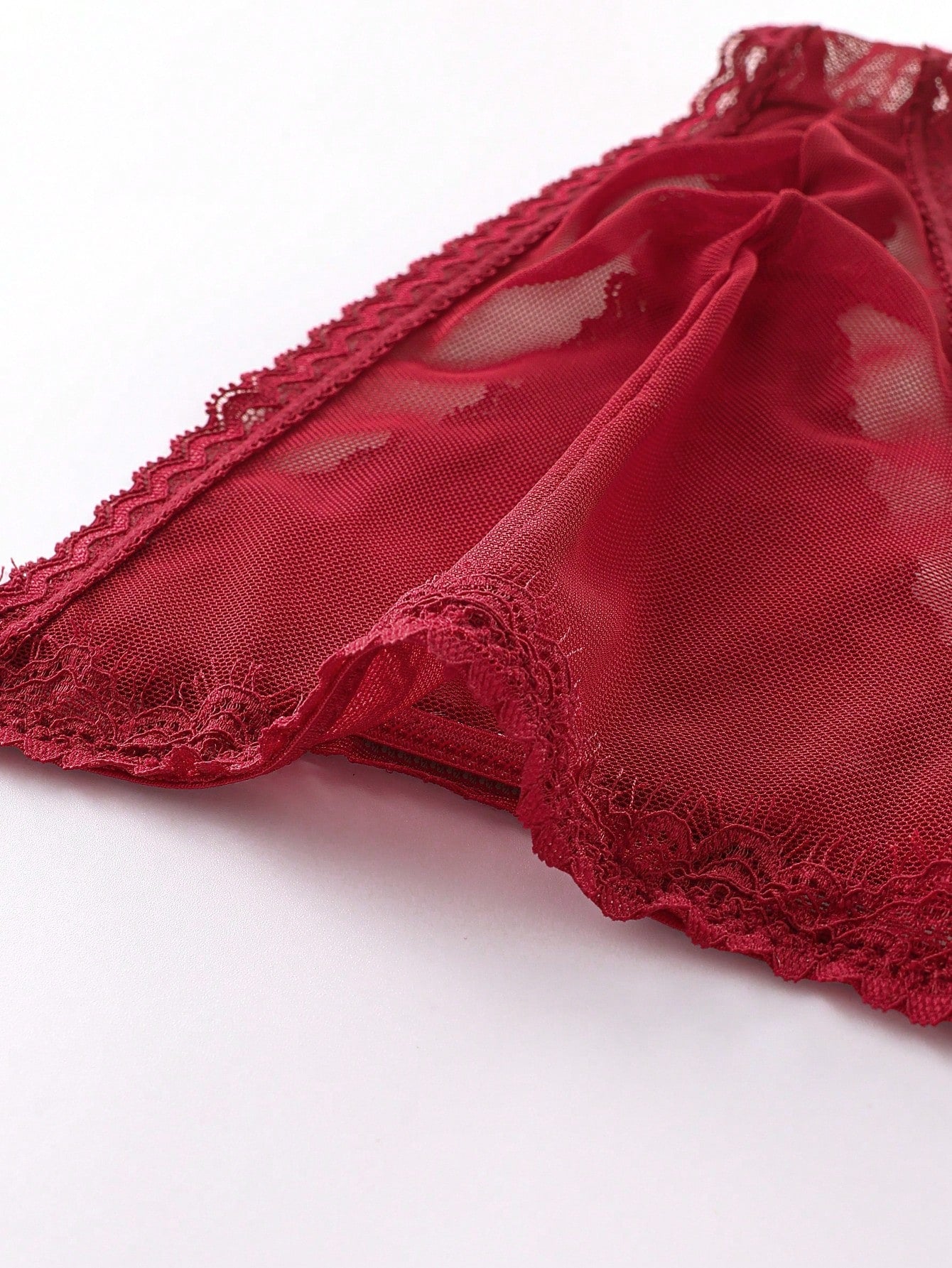 3pcs/Set Men's Sexy Lace Thong Underwear, Multi-Color Combination