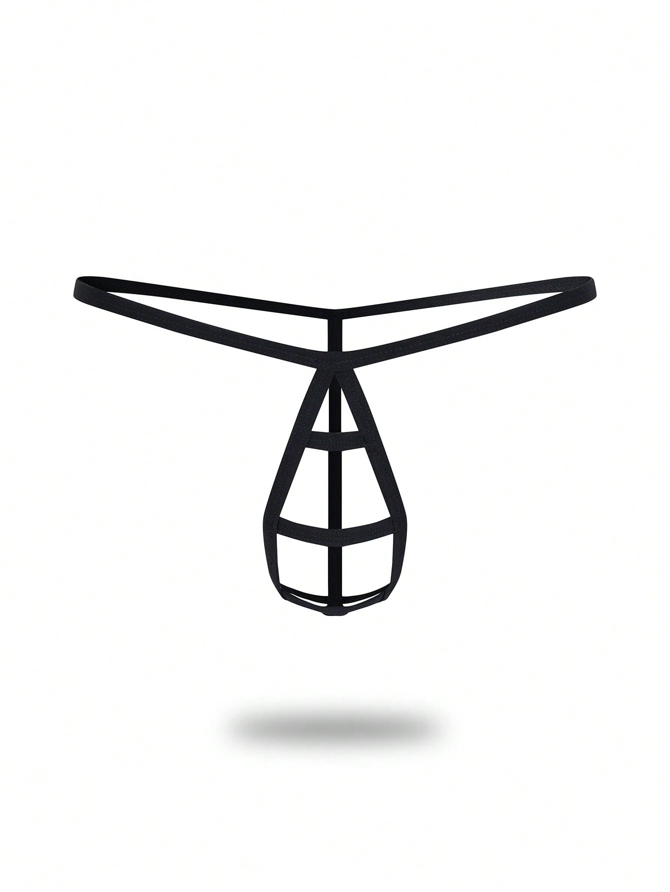 1pc Men's Sexy Mid-Waist Thong Underwear, No-Slip Design, Charming And Seductive