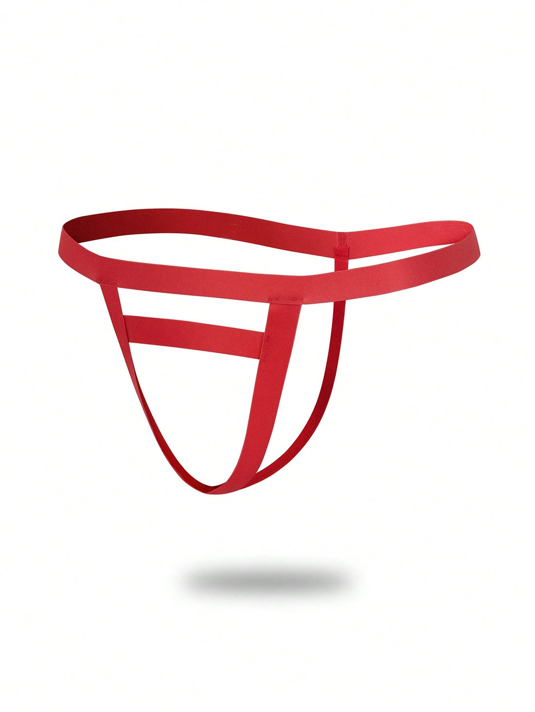 1pc Men's Mid-Waist Thong Underwear With Non-Slip Elastic Waistband, Charming Style