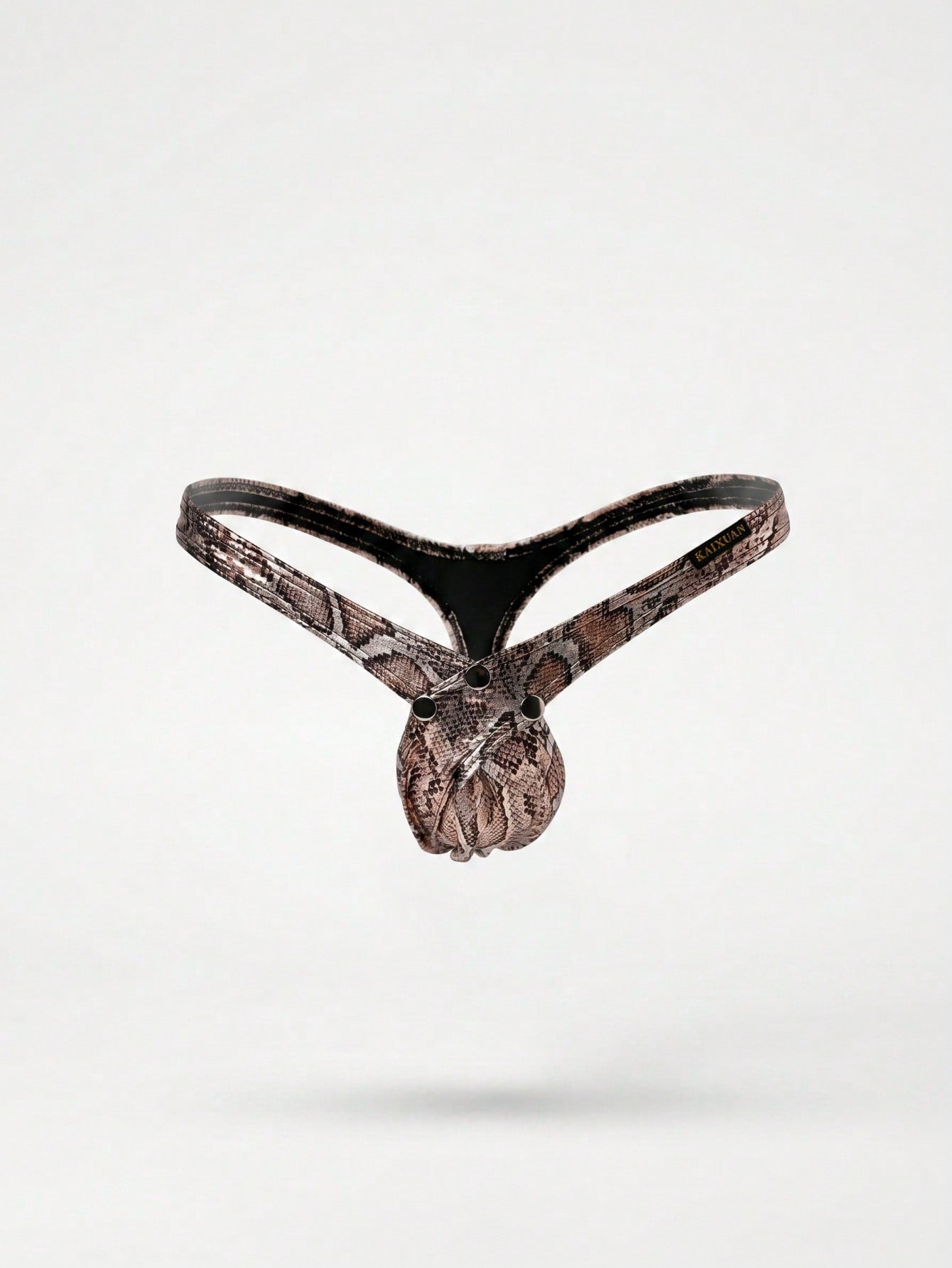 Men's Sexy Snakeskin Thong