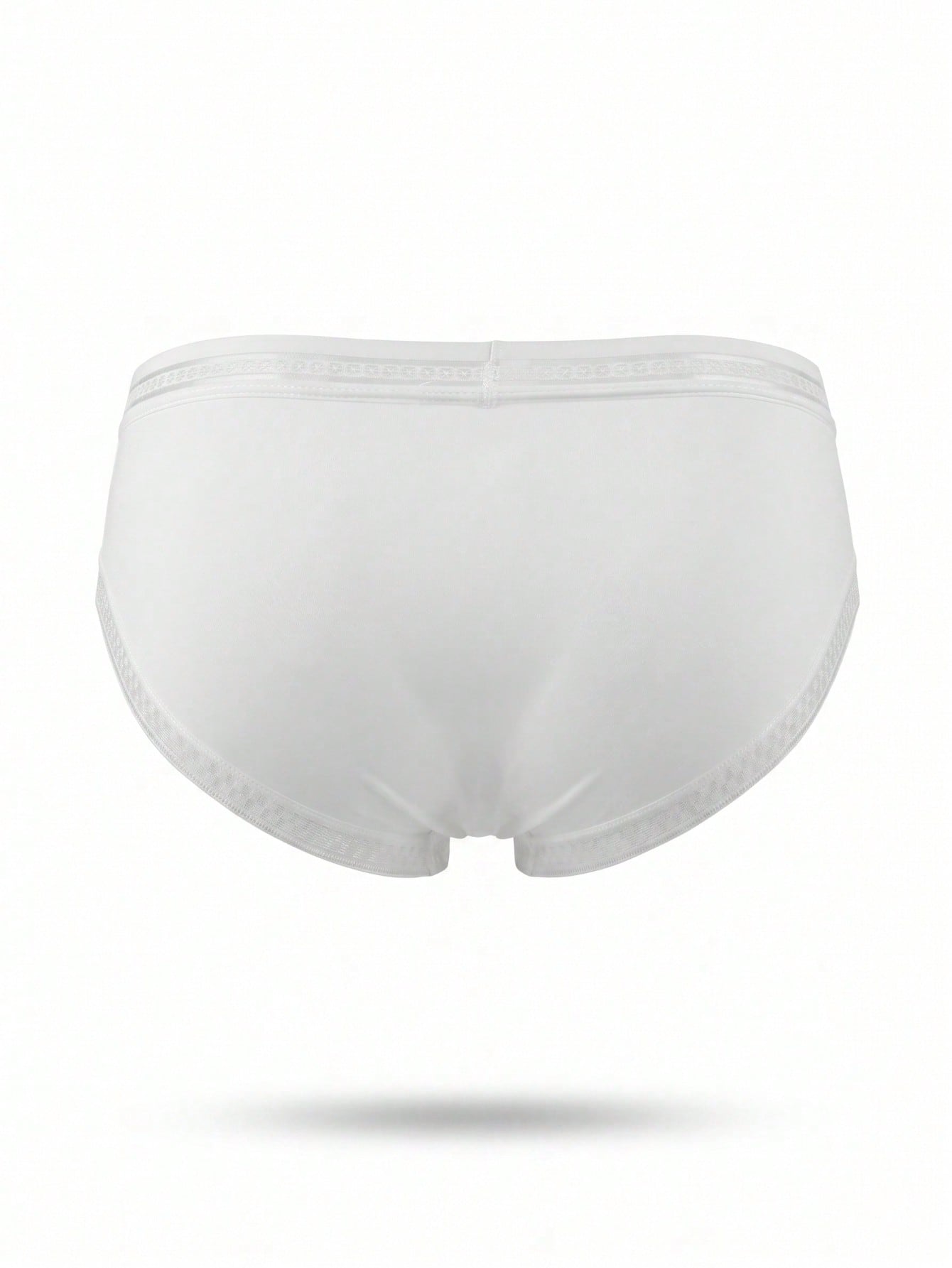 1pc Men's Lace Trim Briefs