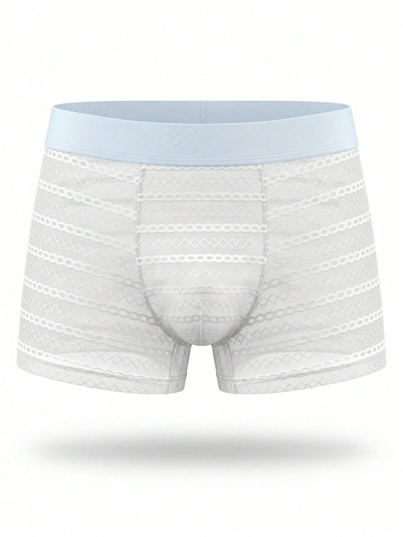 1pc Men's Geometric Print Elastic Waist Sexy Underwear