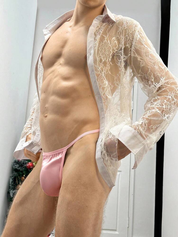 Men’s Silky Satin Briefs – Smooth Luxury Design