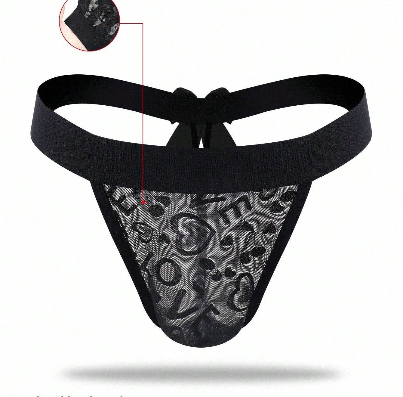 Men’s Solid Color Short with Bow Detail, Lightweight Material, Minimal Design