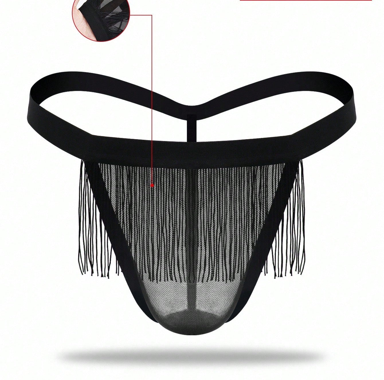 Men’s Solid Color Short with Fringe Detail, Lightweight Material, Simple Fashion Style