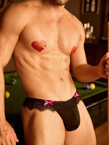 Men’s Contrast Trim Short With Minimal Decorative Detail For Everyday Use