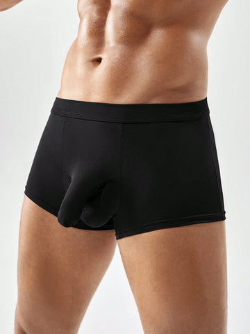 Men’s Solid Color Slim Profile Short Breathable Fabric For Daily Wear