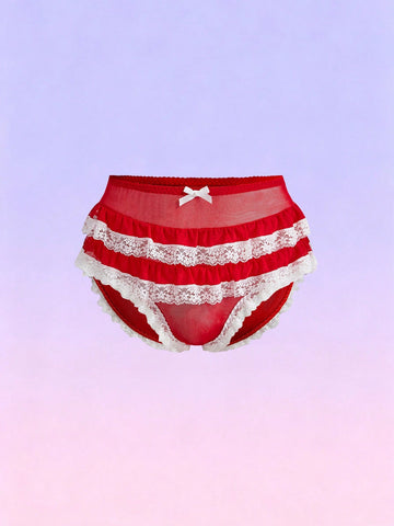 Multilayer Ruffle Lingerie For Men