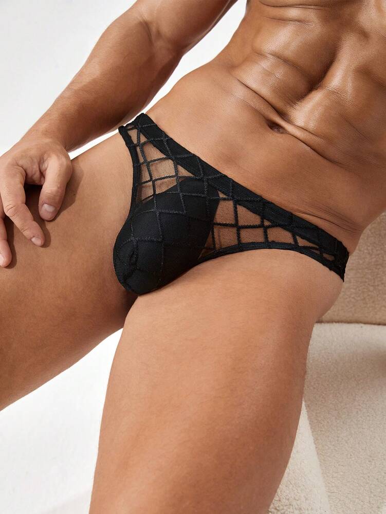 Men’s Solid Color Elastic Waist Shorts, Soft Stretch Fabric, Lightweight Design, For Daily Wear