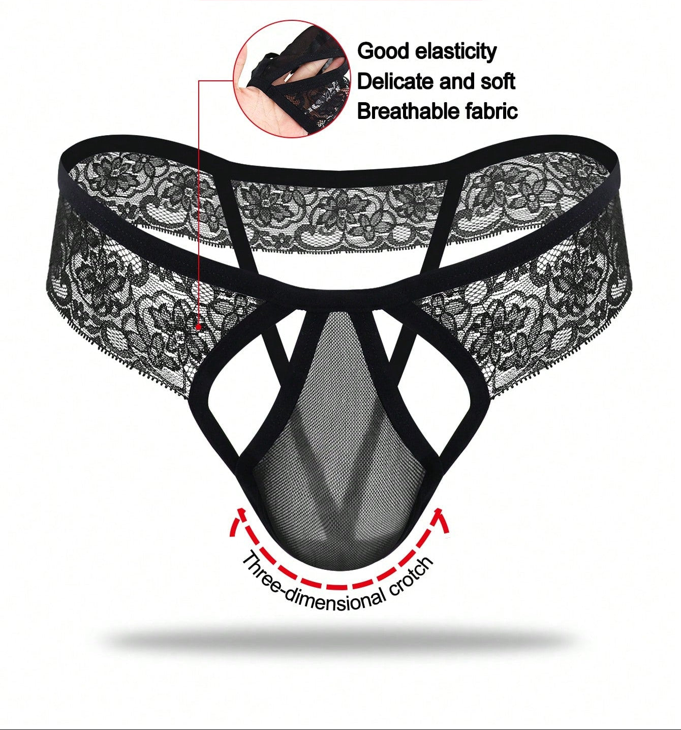 Men’s Mesh Fabric Short With Trim Detail, Clean Construction, For Casual Wear