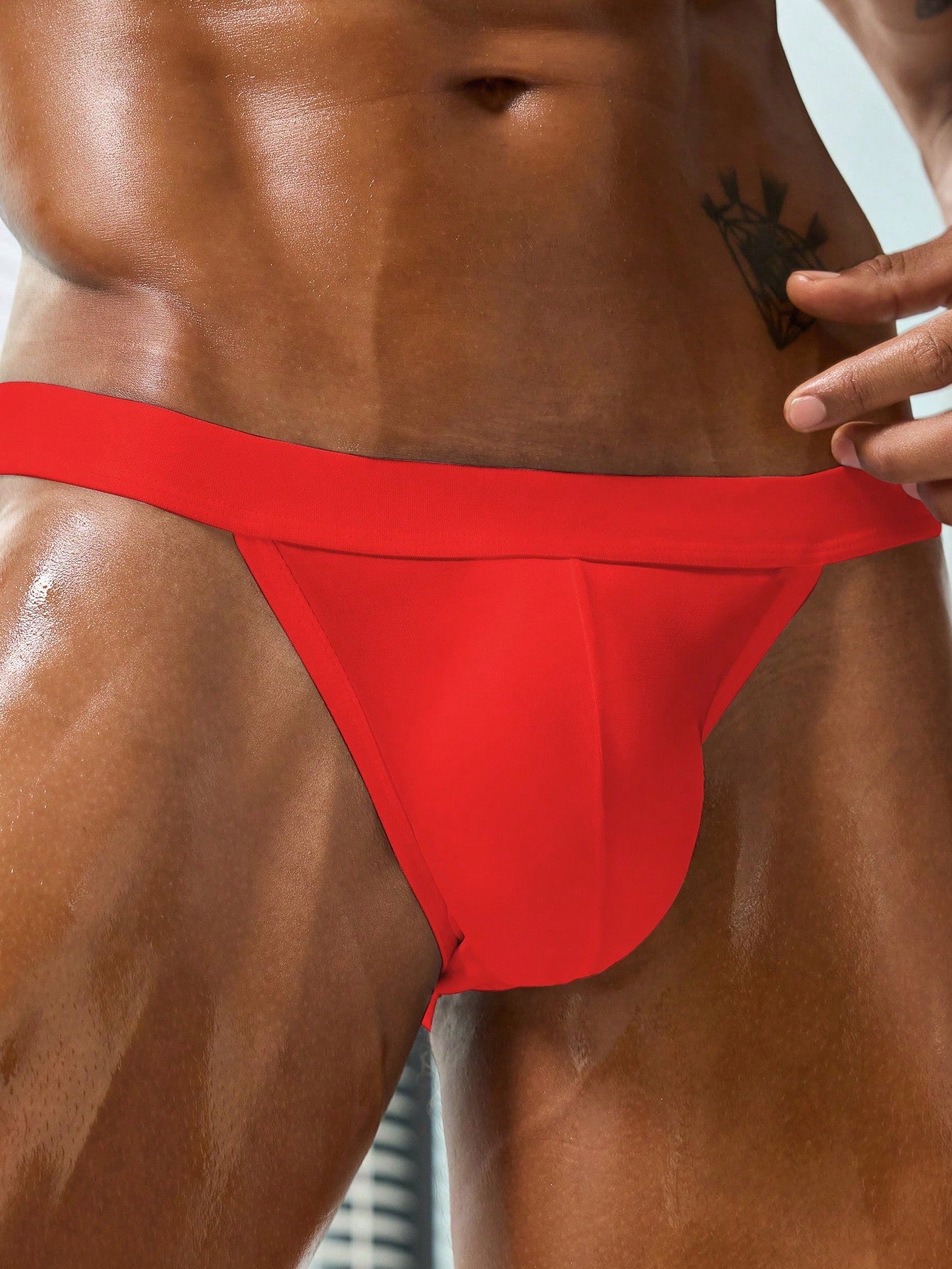 Men’s Solid Color Short Minimal Support Style Clean Look For Everyday Use