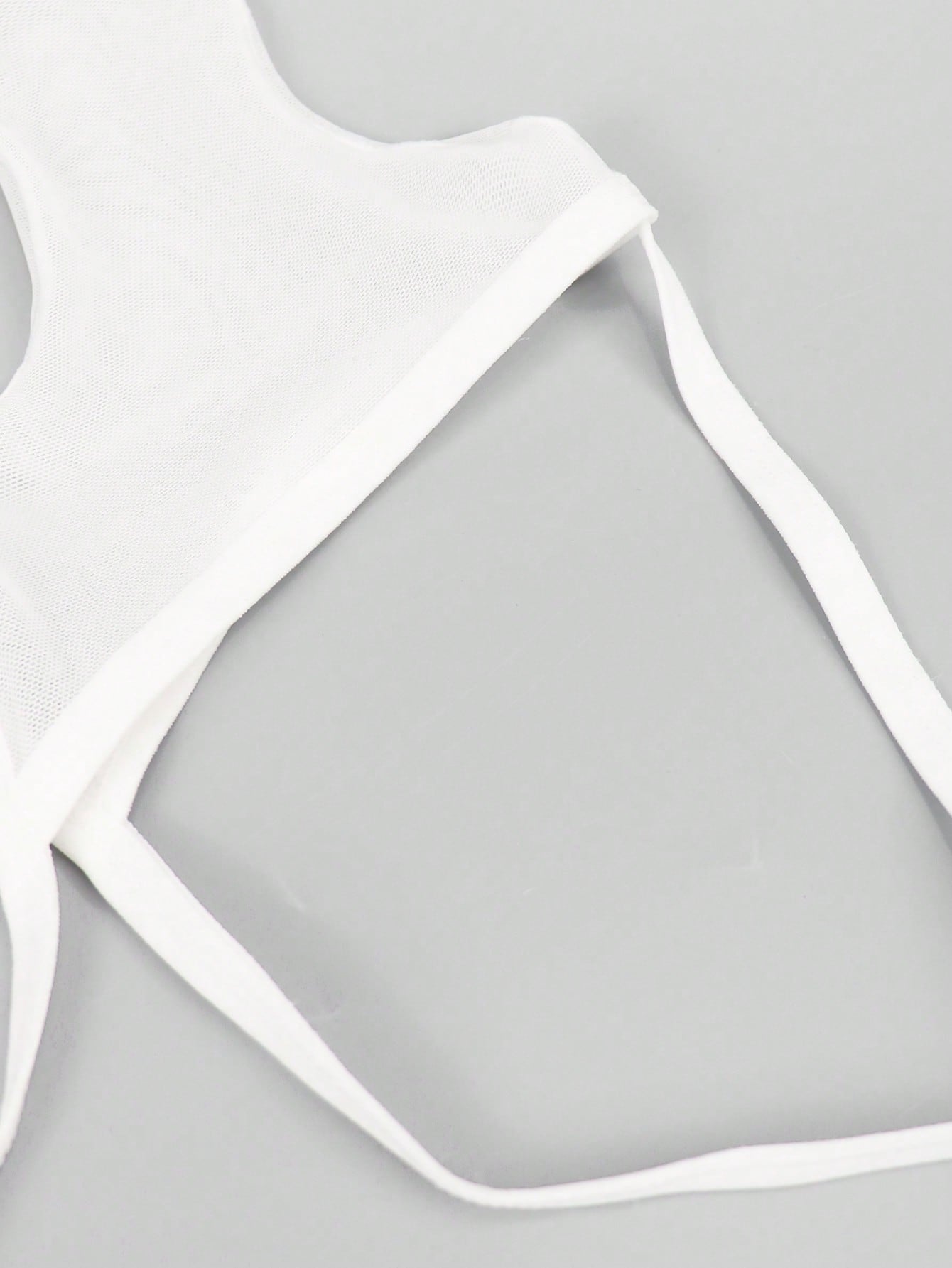 1pc Men’s Red Mesh Short, Breathable Fabric, Basic Structure, Everyday Style