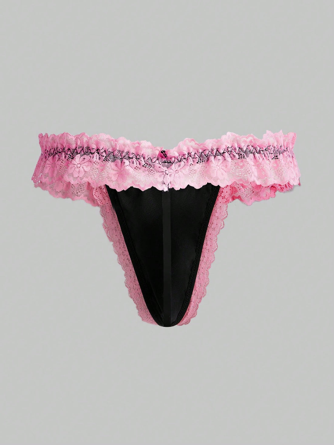 Men’s Pink Fabric Short With Bow Detail And Soft Touch Material For Casual Wear