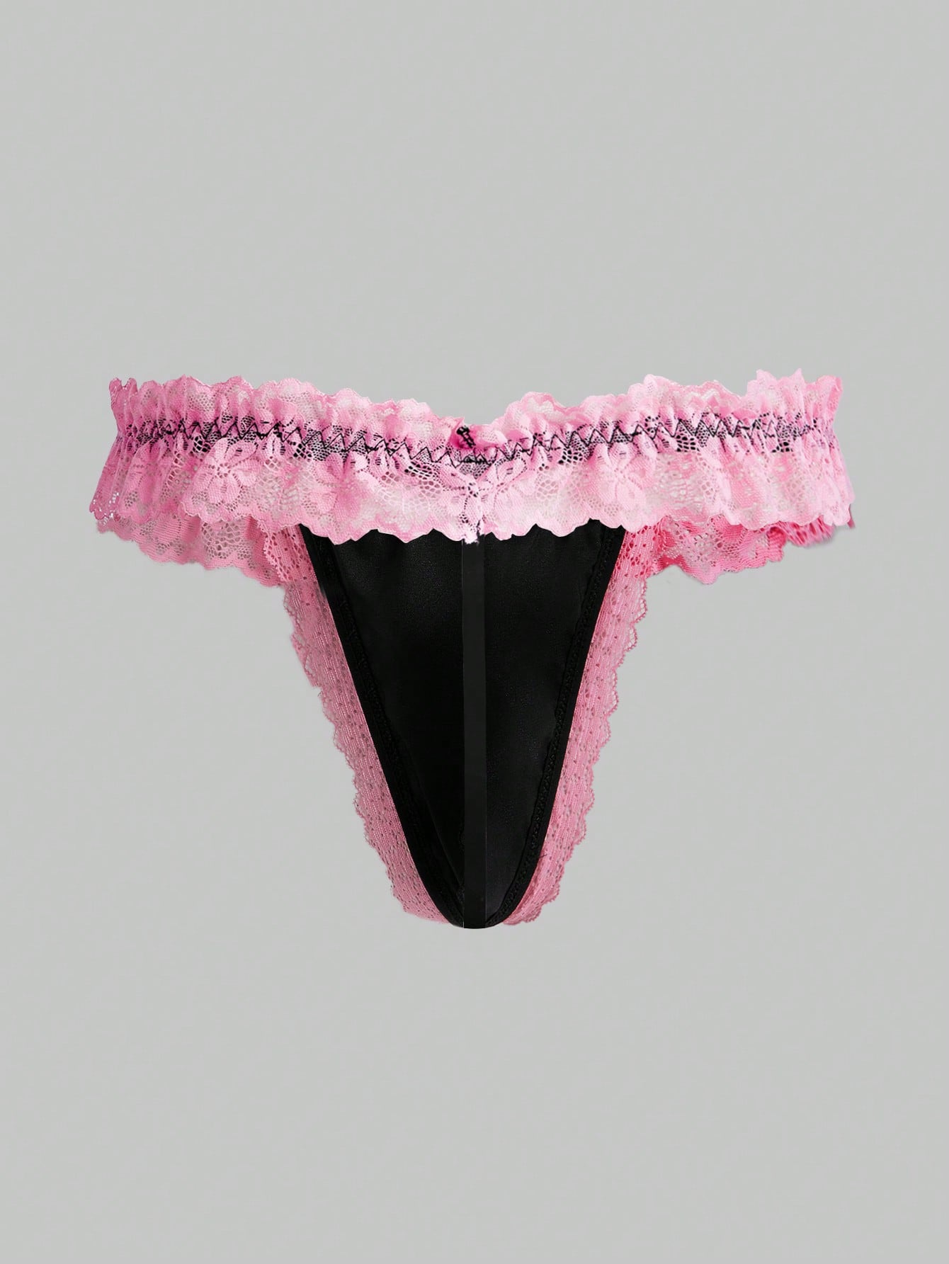 Men’s Pink Fabric Short With Bow Detail And Soft Touch Material For Casual Wear