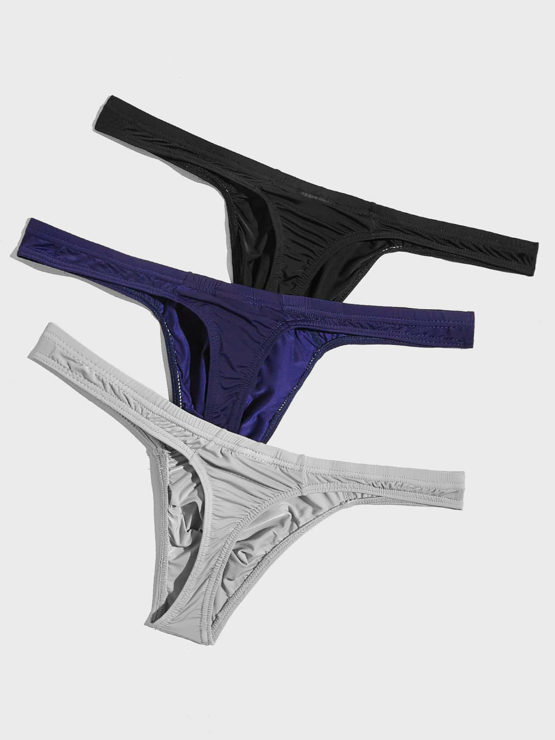 Men’s Three-Piece Solid Color Short Set Clean Design For Everyday Use