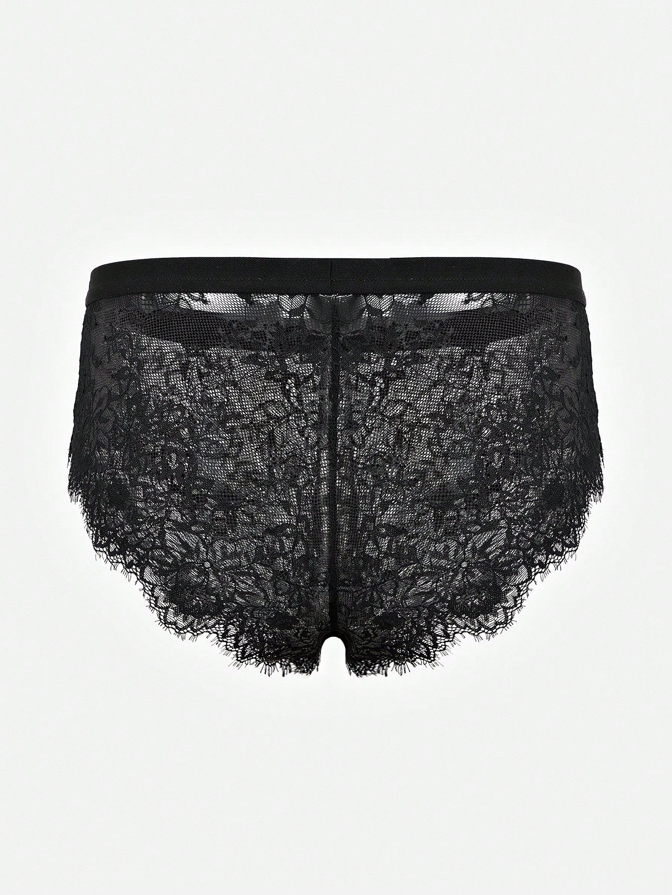 Men’s Black Short With Elastic Waist Detail, Textured Knit Fabric, Simple Design, For Daily Wear