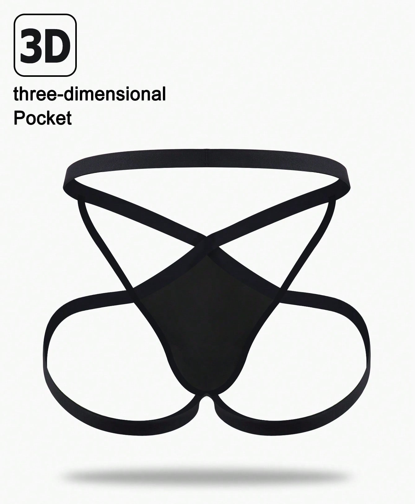 Men’s Solid Black Short with Contrast Trim Detail, Lightweight Fabric, Clean Design