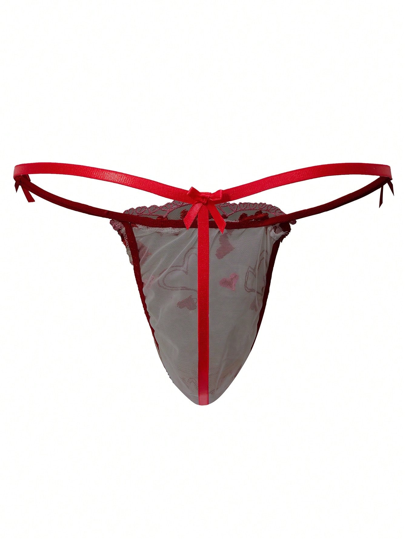 Men’s Heart Pattern Short, Solid Color, Clean Design, For Daily Wear