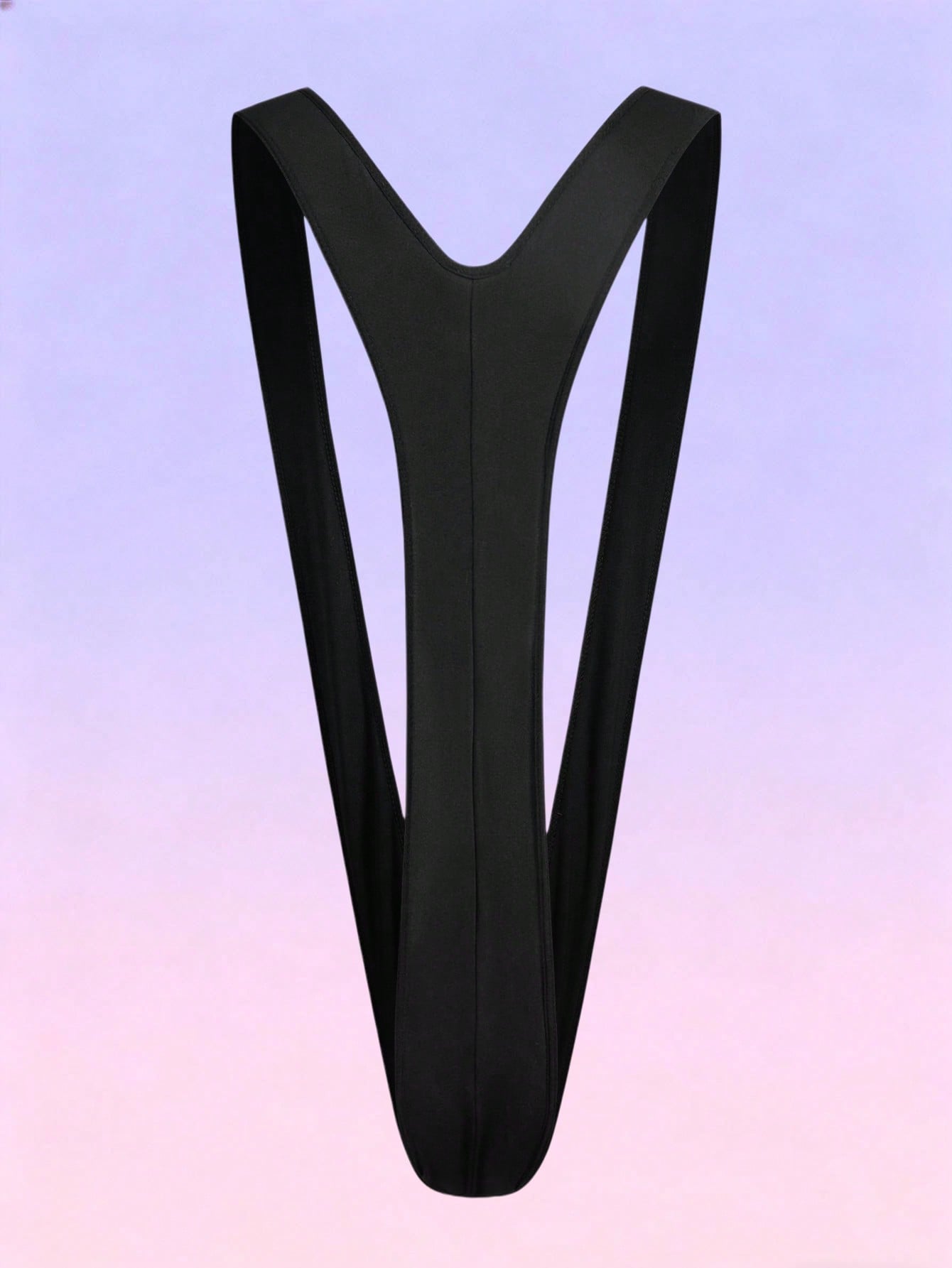 Solid Color Sleeveless Deep V Neck Backless Jumpsuit For Men