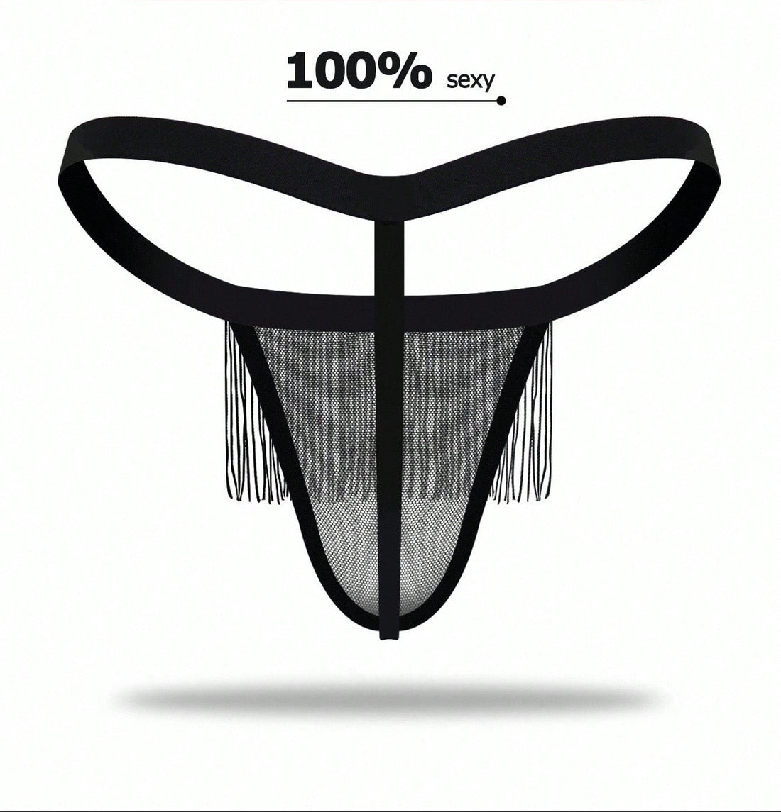 Men’s Solid Color Short with Fringe Detail, Lightweight Material, Simple Fashion Style