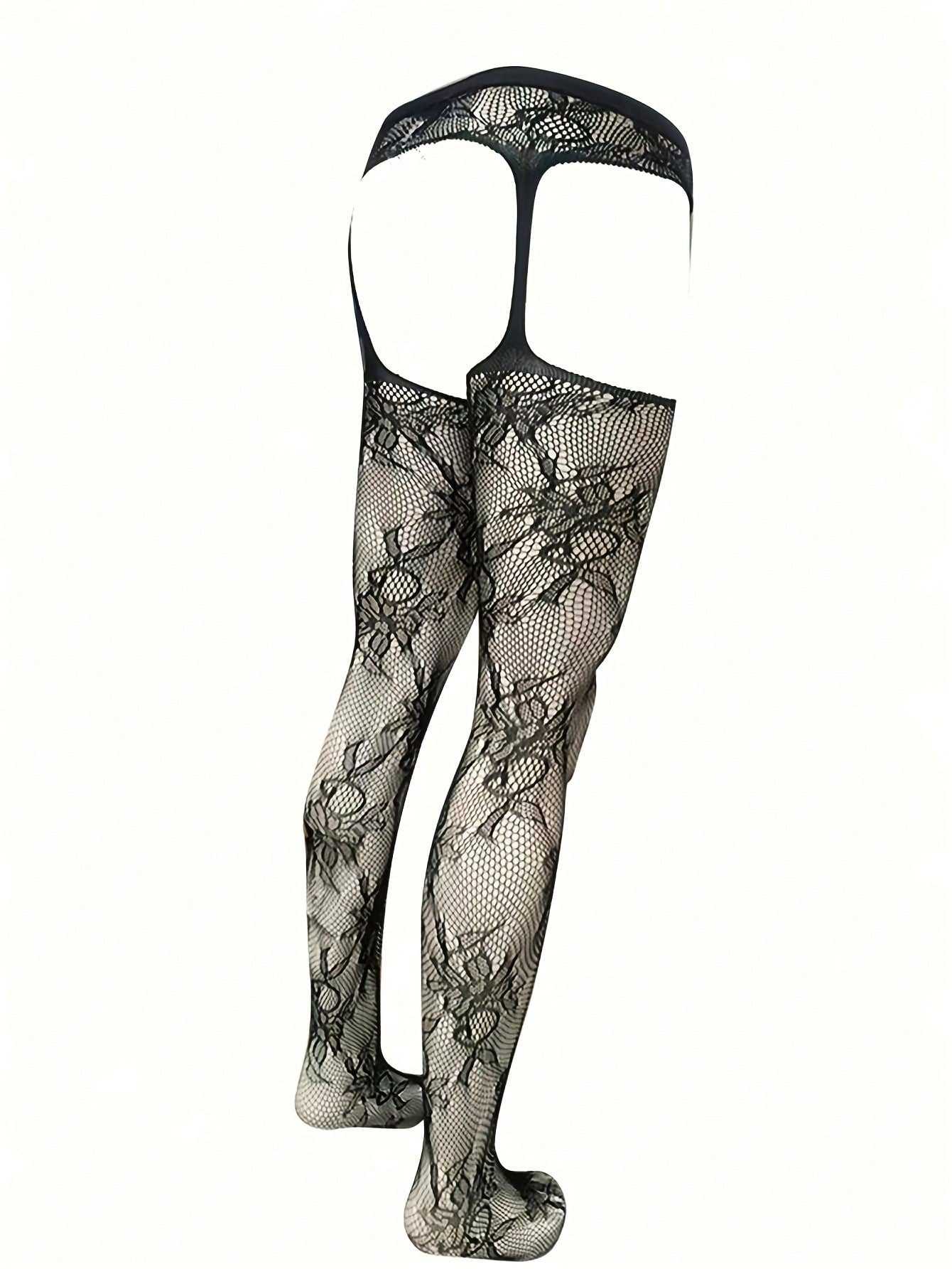 Hollow Out Seductive Fishnet Tights For Men
