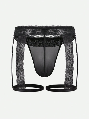 Men’s Black Short Low Waist Simple Structure For Daily Wear