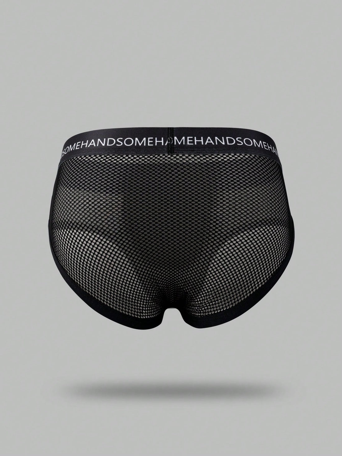 Men's Mesh Contrast Letter Elastic Band Underwear