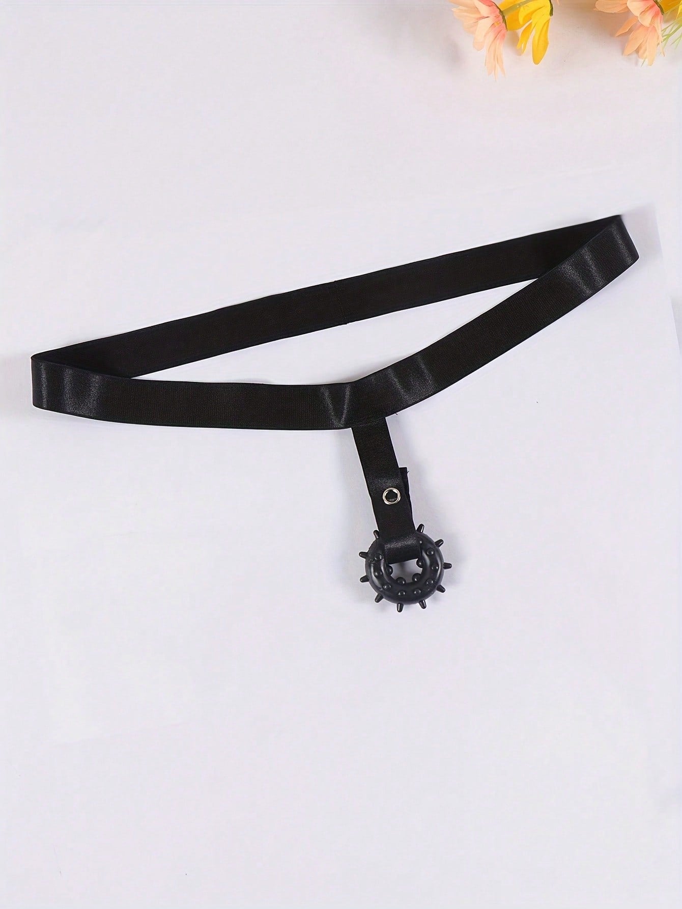 Men's Black Solid Color Jockstrap Underwear
