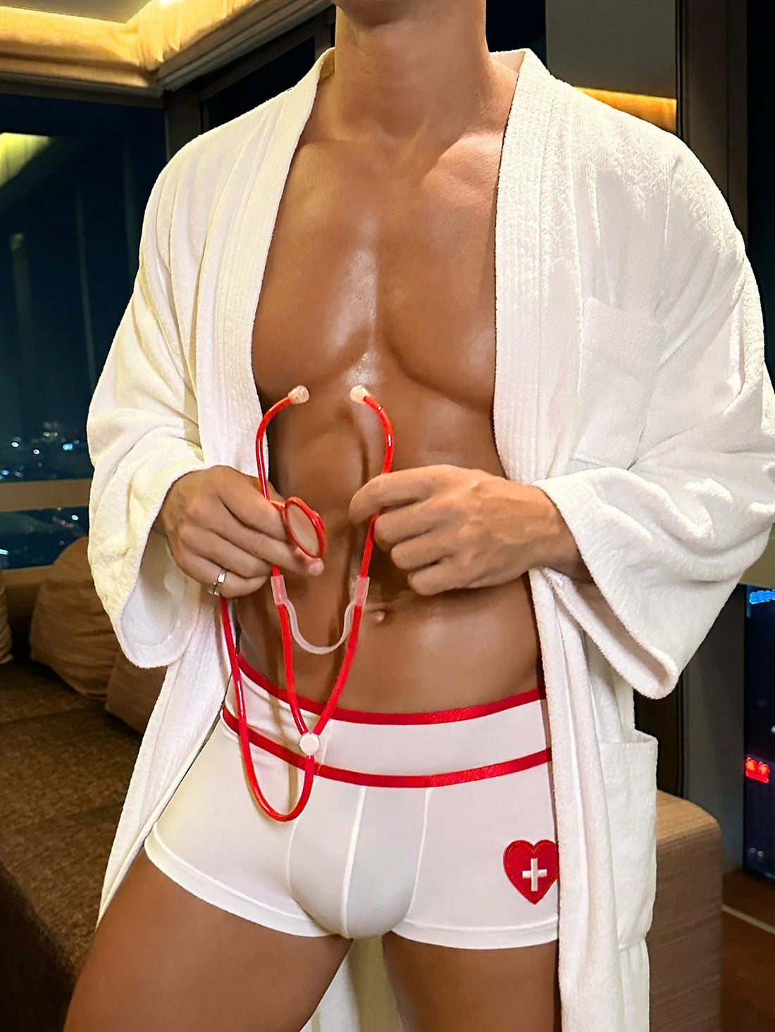 Men's Costume Set With Pants And Accessories