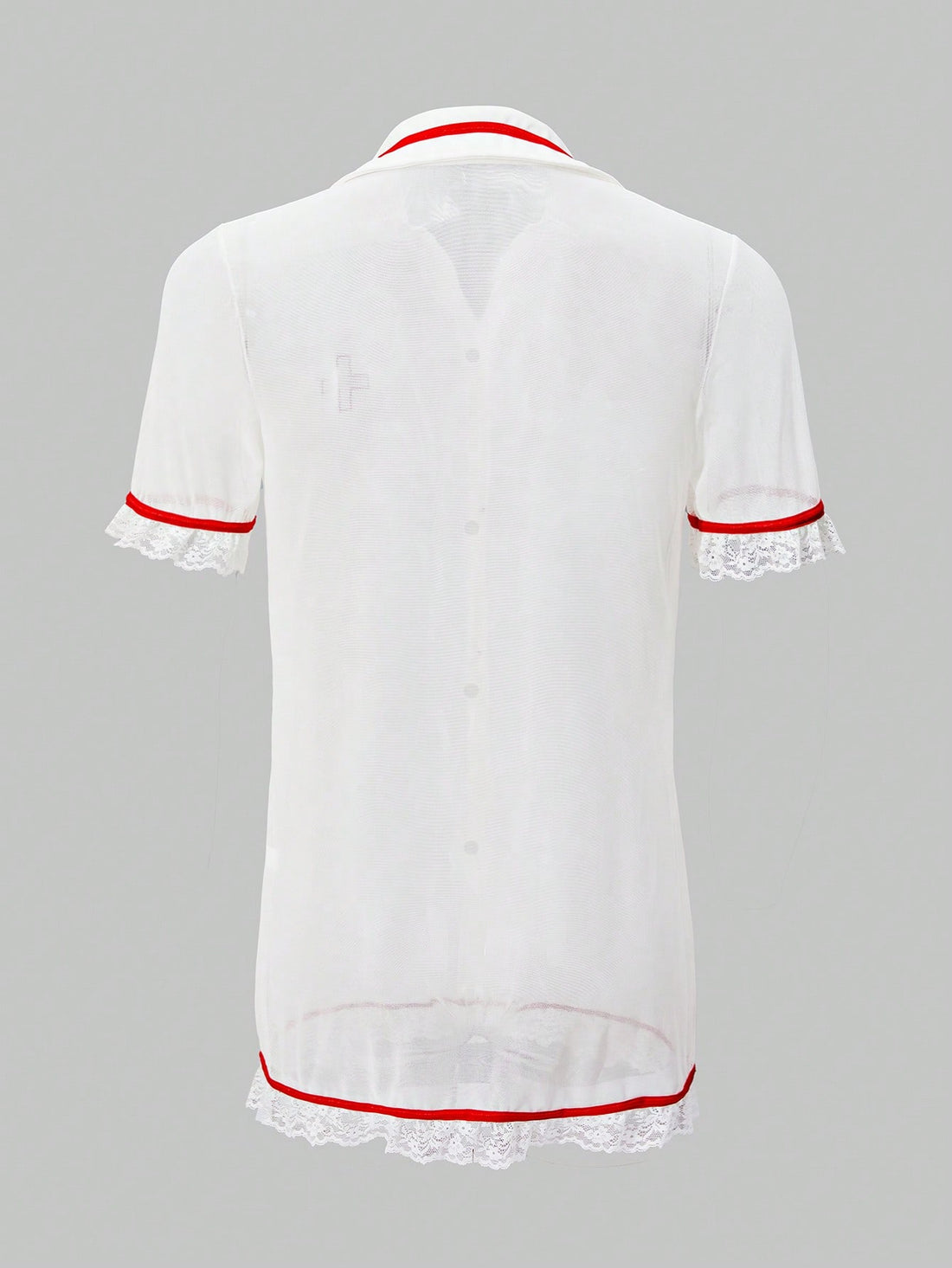 Men’s Nurse-Inspired Costume Set, Lightweight Material, Suitable for Party Wear