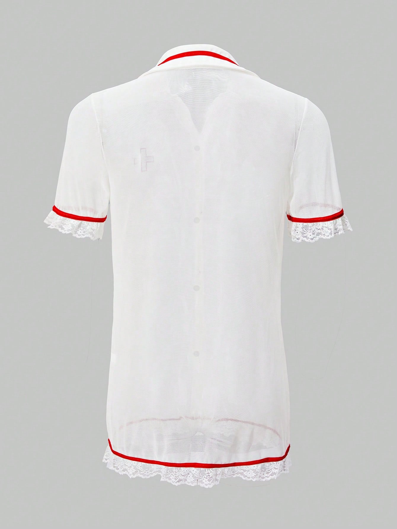 Men’s Nurse-Inspired Costume Set, Lightweight Material, Suitable for Party Wear