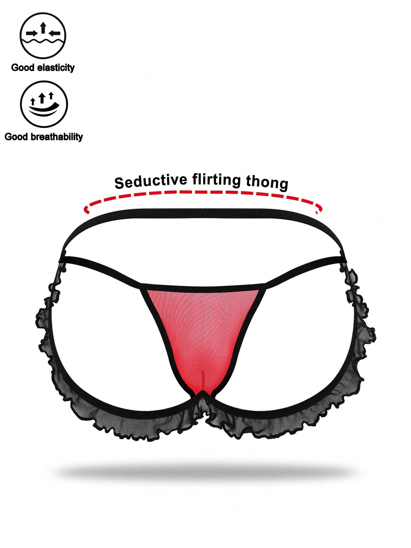 Hollow Out Mesh Briefs For Men