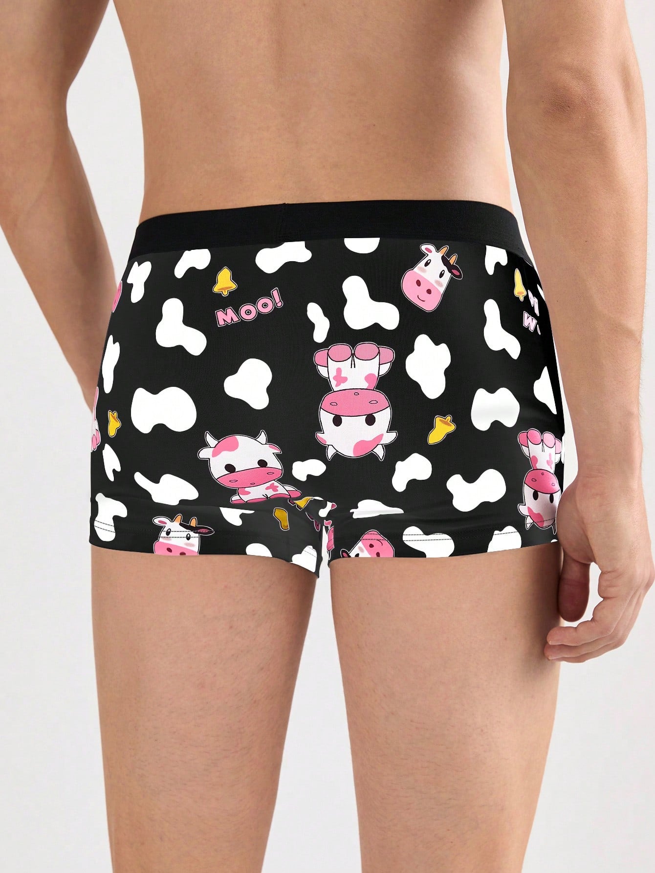 Men's Cartoon Print Boxer Briefs